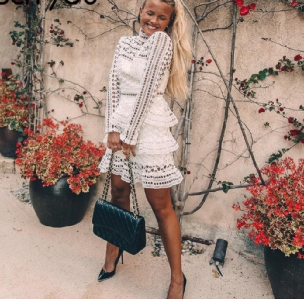 SALE! White Lace Dress